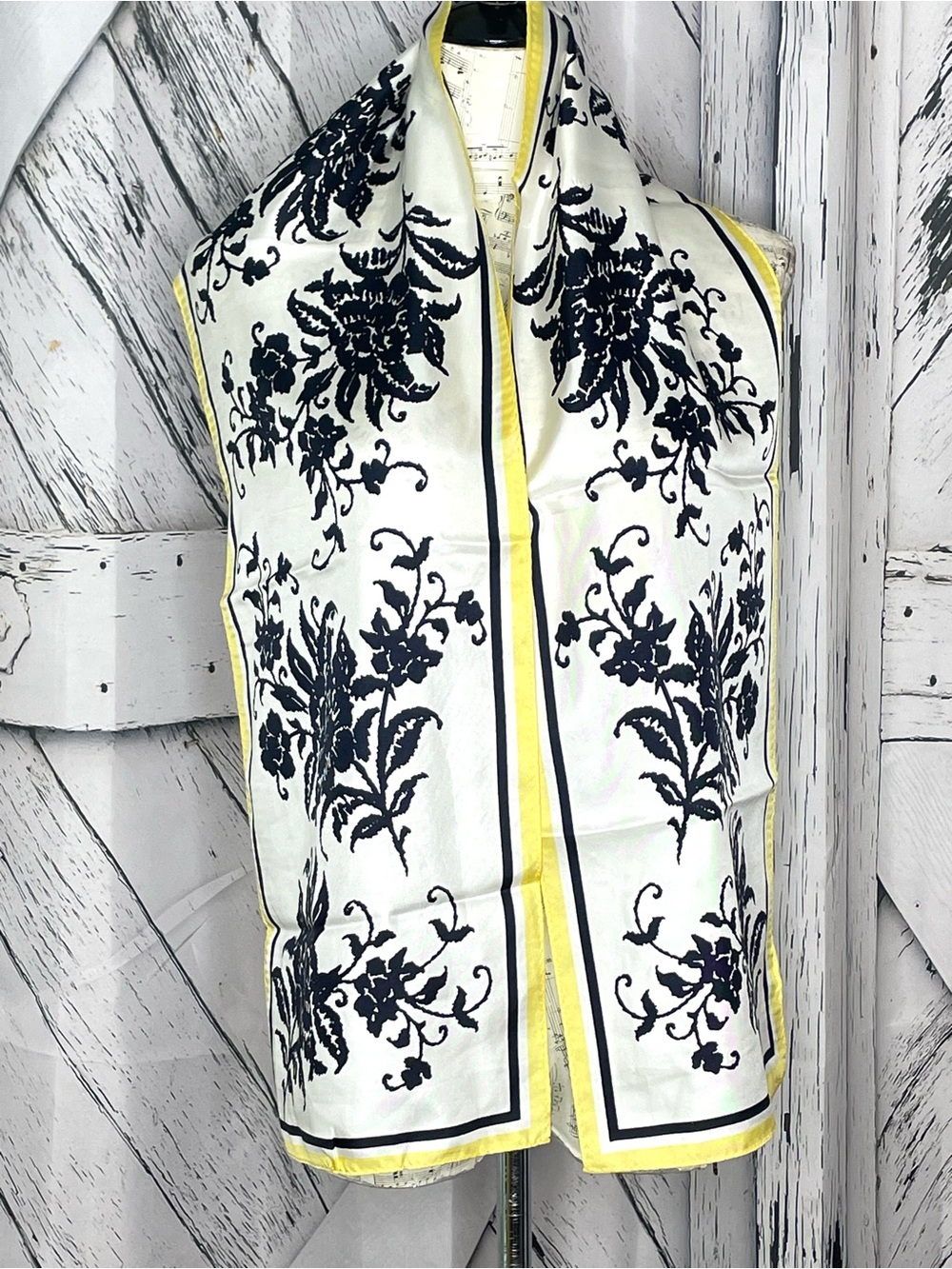 Genuine 100% Silk Scarf Long Rectangle Shawl